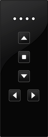 Commande à distance à 5 canaux et 3 touches de commande Niko Home Control