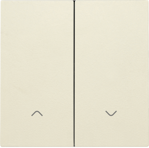 Set de finition interrupteur pour volets électronique double cream Niko Home Control