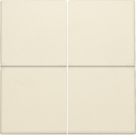 Set de finition interrupteur electr./bouton-poussoir quadruple cream Niko Home Control