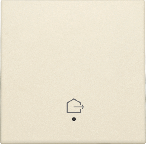 Set de finition avec lentille pour interrupteur simple connecté cream Niko Home Control