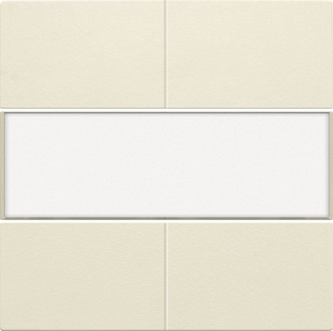 Set de finition avc étiquette pr bouton quadr., libre de potent. cream Niko Original