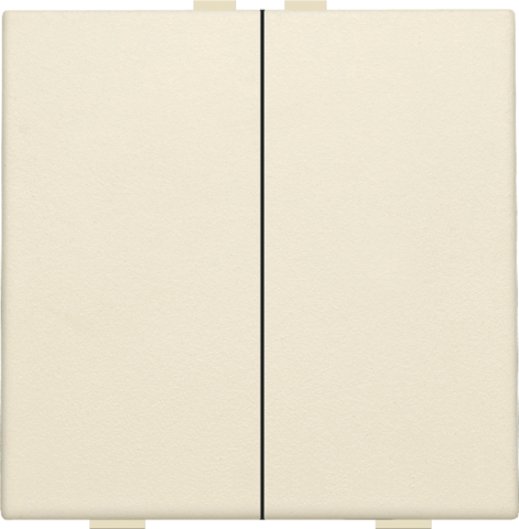 Bouton-poussoir double pour niko home control cream Niko Original