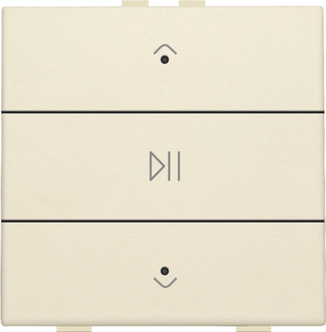 Commande audio simple avec led pour niko home control cream Niko Home Control