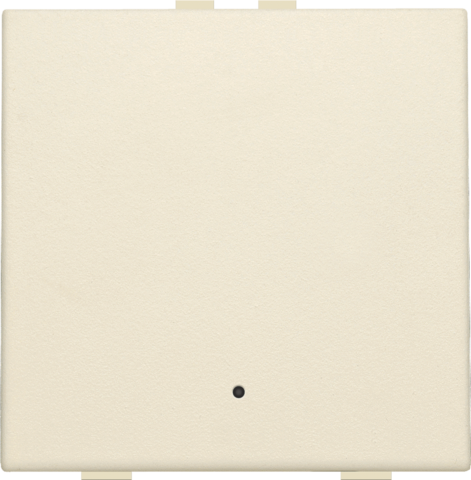 Bouton-poussoir simple avec led et capteurs de confort cream Niko Home Control