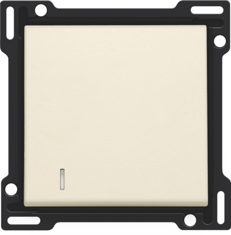 [NK100-60005] Set de finition avec voyant pr interrupteur/bouton-pouss. simple cream