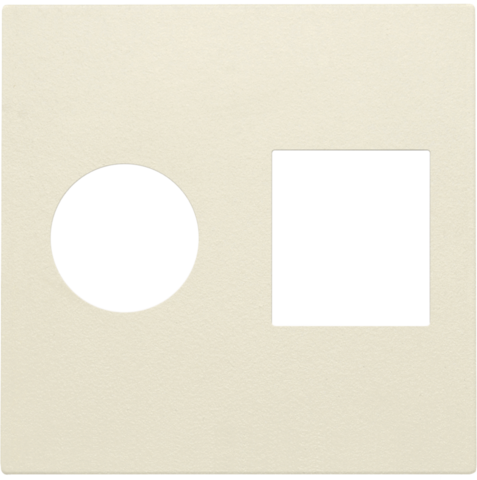 [NK100-65702] Set de finition connexion coax. simple et connection réseau rj45 cream Niko Original