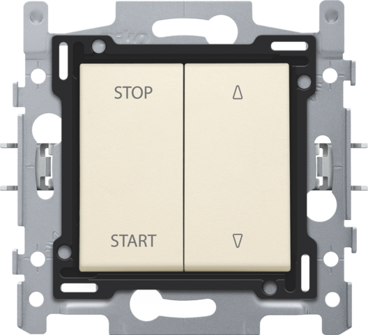 Interrupteur volets à verrouillage électr. 10a, bornes à vis cream Niko Original