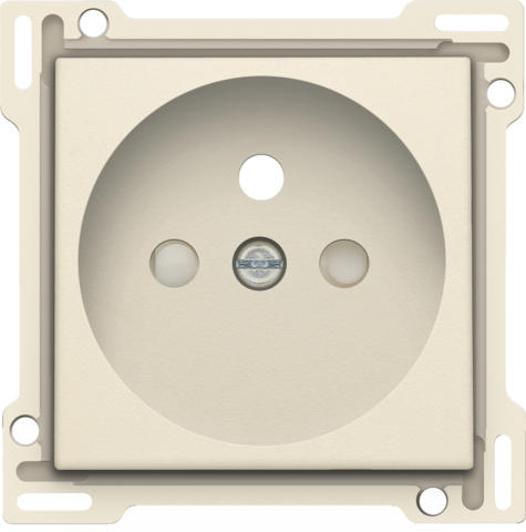 [NK100-66601] Set de finition prise avec broche de terre, 28,5mm cream