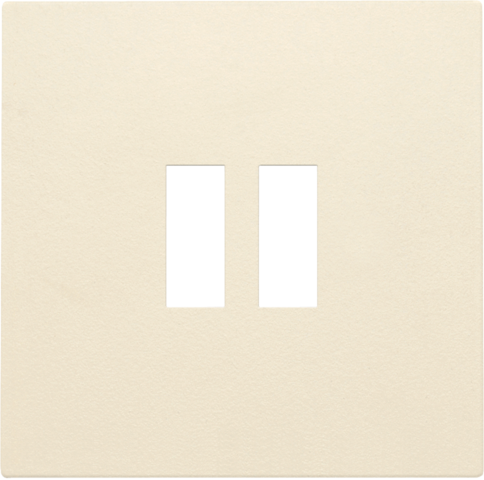 [NK100-68001] Set de finition double chargeur usb-a cream Niko Pure