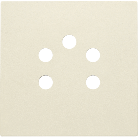 Set de finition prise téléphonique à 5 pôles cream Niko Original