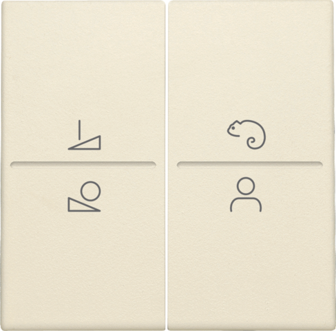 Set de finition pour commande led avec interrupteur sans fil cream Niko Original