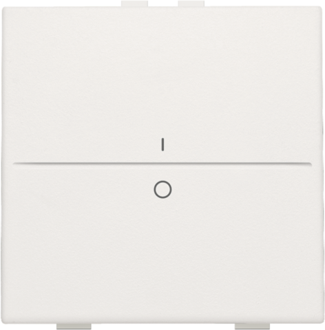 Touche simple i/0 pour interrupteur/bouton sans fil à 2 contacts white Niko Home Control