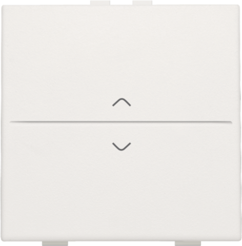 Touche simp. flèches pr interrupteur/bouton sans fil, 2 contacts white Niko Home Control