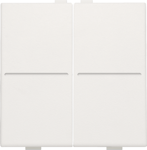 Touche double pour interrupteur/bouton sans fil à 4 commandes white Niko Home Control