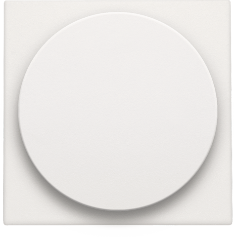 Set de finition variateur à bouton rotat./extension, inc. bouton white Niko Original