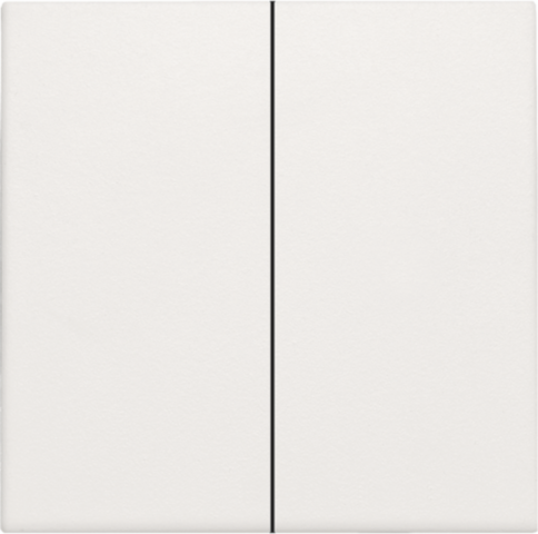 Set de finition interrupteur ou bouton-poussoir double électr. white Niko Home Control