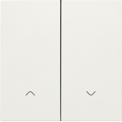 Set de finition interrupteur pour volets électronique double white Niko Home Control