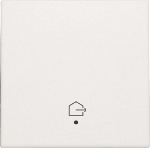 Set de finition avec lentille pour interrupteur simple connecté white Niko Home Control