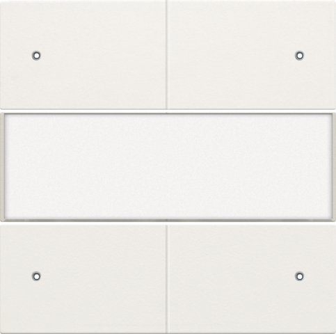 Set de finition bouton quadr. libre de potentiel, étiquette, led white Niko Original