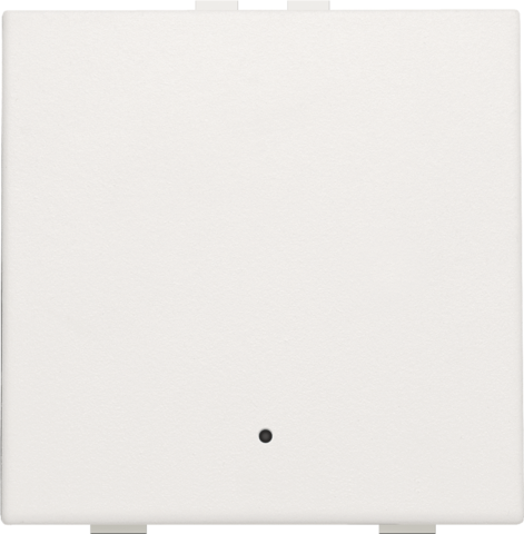 Bouton-poussoir simple avec led et capteurs de confort white Niko Home Control