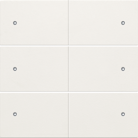 Set de finition bouton-pouss. sext. libre de potentiel 24v, led white Niko Original