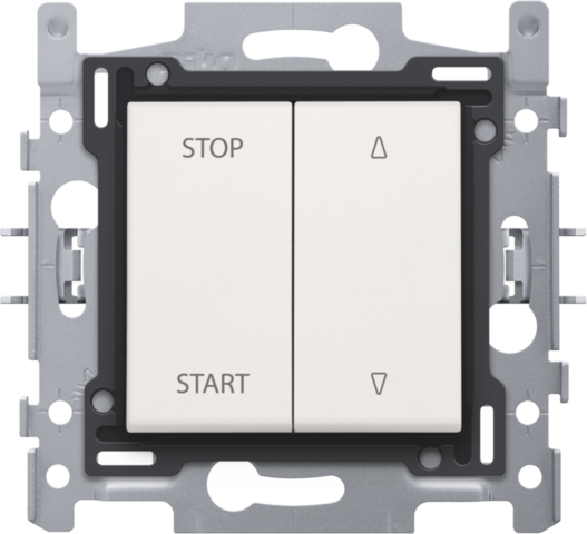 Interrupteur volets à verrouillage électr. 10a, conn. rapide white Niko Original