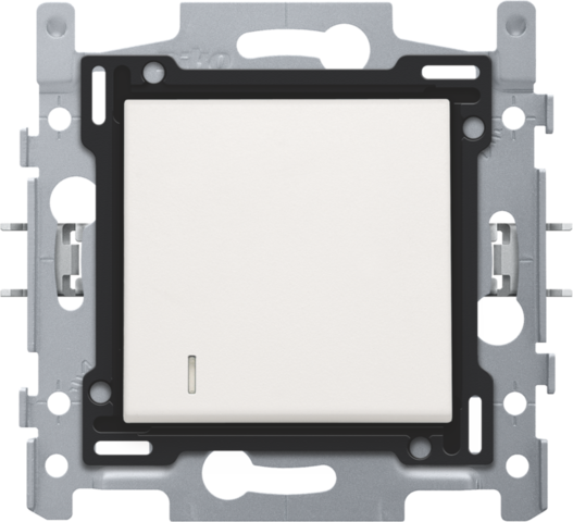 Interrupteur à témoin va-et-vient 10a avec 4 bornes, vis white Niko Original