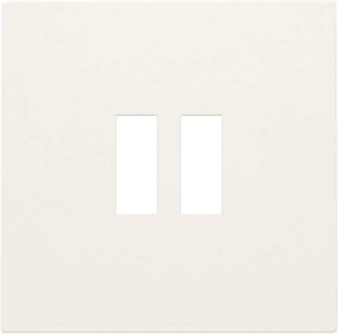 [NK101-68001] Set de finition double chargeur usb-a white Niko Pure