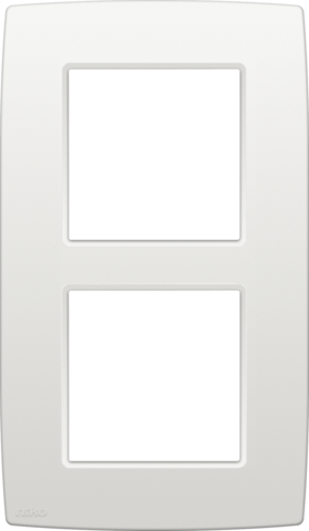 [NK101-76200] Plaque de recouvrement double, 60mm d'entraxe, verticale white Niko Original
