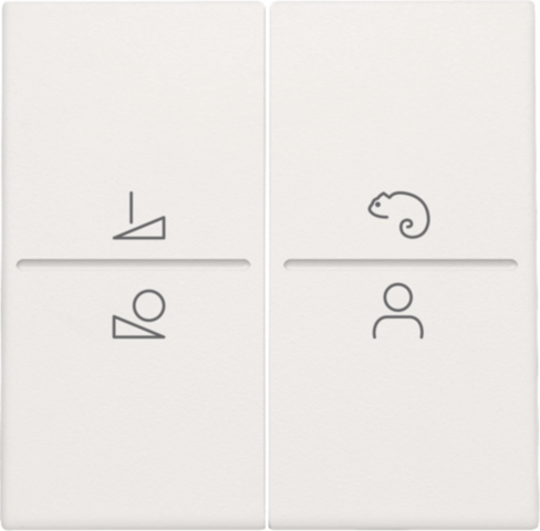 Set de finition pour commande led avec interrupteur sans fil white Niko Original