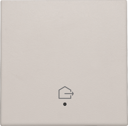 Set de finition avec lentille pour interrupteur simple connecté light grey Niko Home Control