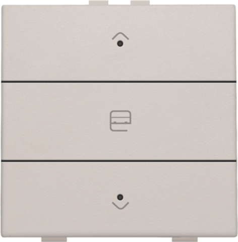 Commande de moteur simple avec led pour niko home control light grey Niko Home Control