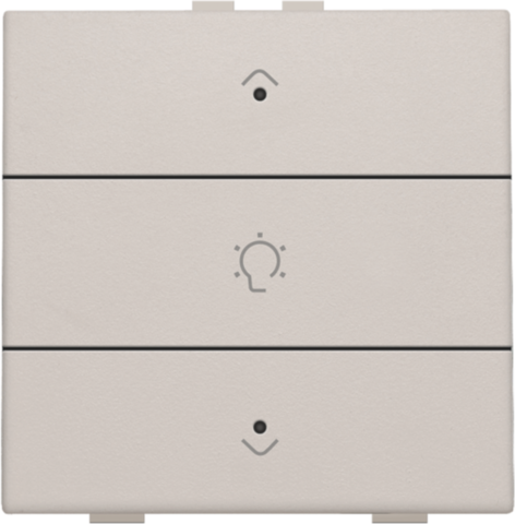 Commande de variateur simple pour niko home control avec led light grey Niko Home Control