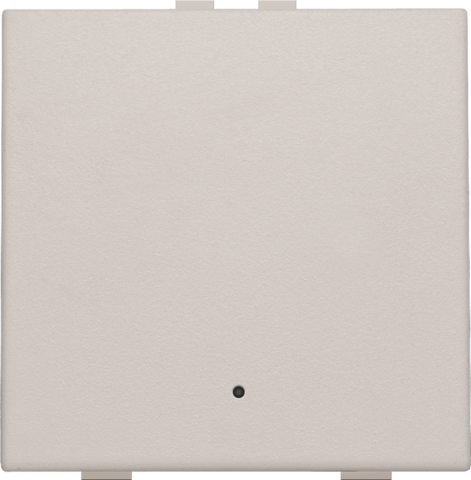 Bouton-poussoir simple avec led et capteurs de confort light grey Niko Home Control