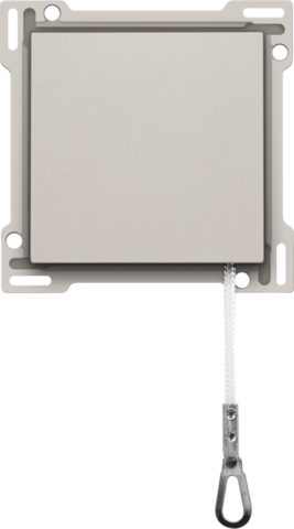 Set de finition bouton-poussoir à tirette light grey Niko Original