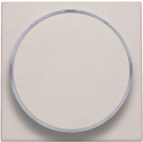 Set de finition sans symbole pr bouton-pouss. 6a avec culot e10 light grey Niko Original