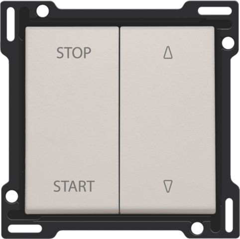 [NK102-65905] Set de finition interrupteur pr volets à verrouillage électr. light grey Niko Original