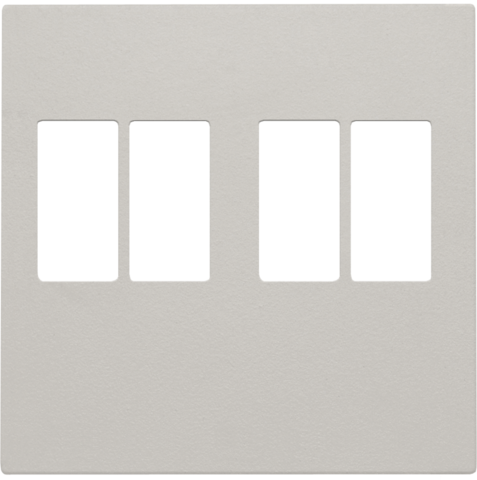 Set de finition prise double pour haut-parleur light grey Niko Original