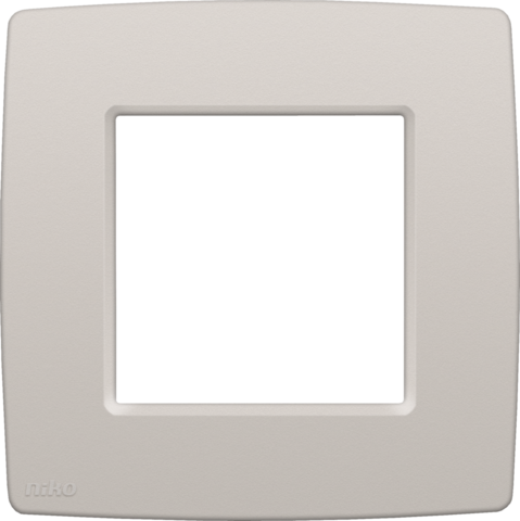 Plaque de recouvrement simple light grey Niko Original