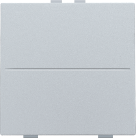 Touche simp. interrupteur/bouton-poussoir sans fil à 2 commandes sterling coated Niko Home Control