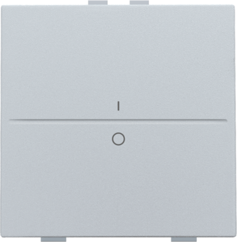 Touche simple i/0 pour interrupteur/bouton sans fil à 2 contacts sterling coated Niko Home Control
