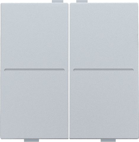 Touche double pour interrupteur/bouton sans fil à 4 commandes sterling coated Niko Home Control