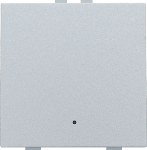 Bouton-poussoir simple avec led et capteurs de confort sterling coated Niko Home Control
