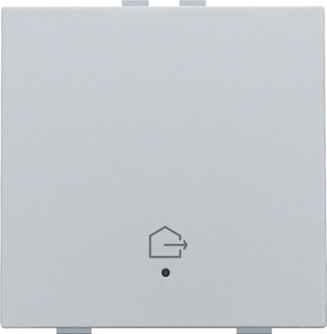 Bouton-poussoir simple avec led, capteurs de confort et symbole Niko Home Control