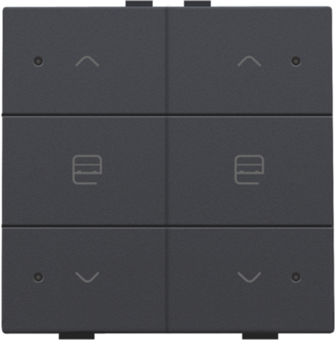Commande de moteur double avec led pour niko home control Niko Home Control