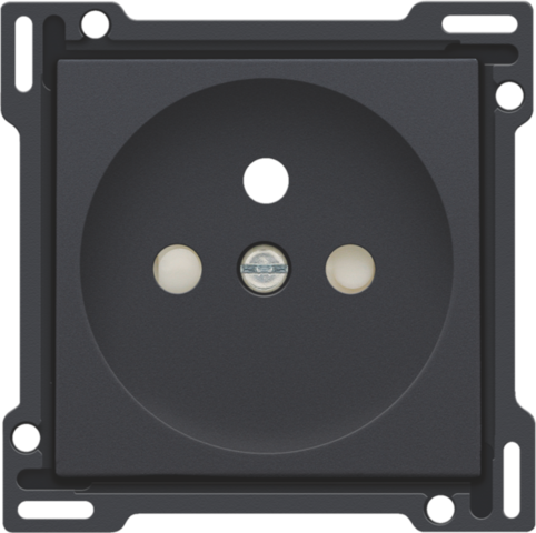 [NK122-66601] Set de finition prise avec broche de terre, 28,5mm anthracite coated