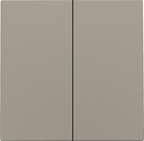 Set de finition interrupteur ou bouton-poussoir double électr. Niko Home Control