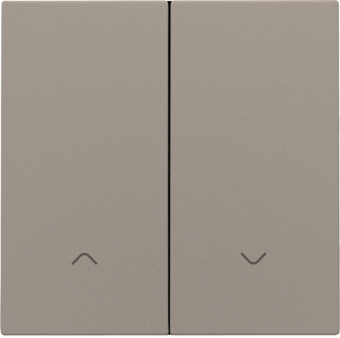 Set de finition interrupteur pour volets électronique double Niko Home Control