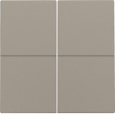 Set de finition interrupteur electr./bouton-poussoir quadruple Niko Home Control