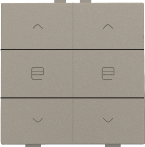Commande de moteur double pour niko home control Niko Home Control
